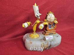Disney Lumiere & Cogsworth Beauty & The Beast Statue 1993 by Ron Lee LE Art #135