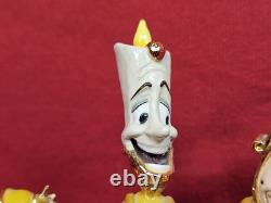 Disney Lumiere & Cogsworth Beauty & The Beast Statue 1993 by Ron Lee LE Art #135