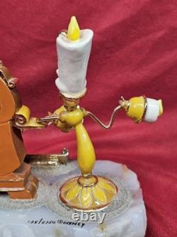 Disney Lumiere & Cogsworth Beauty & The Beast Statue 1993 by Ron Lee LE Art #135