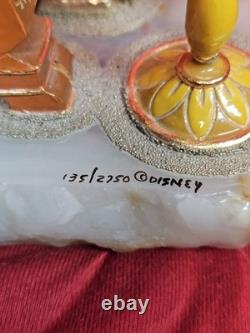 Disney Lumiere & Cogsworth Beauty & The Beast Statue 1993 by Ron Lee LE Art #135