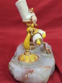 Disney Lumiere & Cogsworth Beauty & The Beast Statue 1993 by Ron Lee LE Art #135