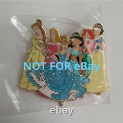 Disney Mall Cinderella Beauty And The Beast Princess Aurora Ariel Pin Badge