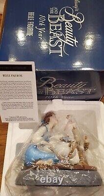 Disney Markrita Beauty & the Beast 10th Anniversary BELLE Figurine Pin Box withCoa