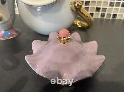 Disney Mrs. Potts Teapot & 2 Chips Tea Cup Set beauty and the Beast Tableware