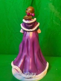 Disney PRINCESS BELLE of BEAUTY & THE BEAST LE Holiday Statue 14 1/2 Christmas