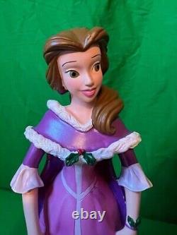 Disney PRINCESS BELLE of BEAUTY & THE BEAST LE Holiday Statue 14 1/2 Christmas