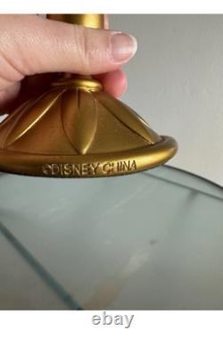 Disney Park Beauty And The Beast Mr Clock lumiere candle lamp Exclusive