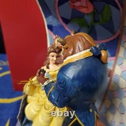 Disney Park Jim Shore 2021 Beauty & Beast 30th Belle Rose Dome Figurine 6008995