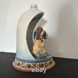 Disney Park Jim Shore 2021 Beauty & Beast 30th Belle Rose Dome Figurine 6008995