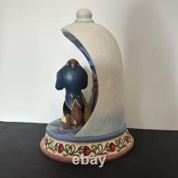 Disney Park Jim Shore 2021 Beauty & Beast 30th Belle Rose Dome Figurine 6008995
