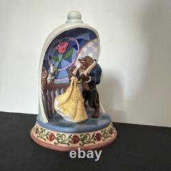 Disney Park Jim Shore 2021 Beauty & Beast 30th Belle Rose Dome Figurine 6008995