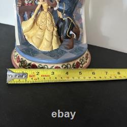Disney Park Jim Shore 2021 Beauty & Beast 30th Belle Rose Dome Figurine 6008995