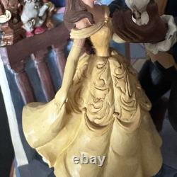 Disney Park Jim Shore 2021 Beauty & Beast 30th Belle Rose Dome Figurine 6008995