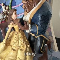 Disney Park Jim Shore 2021 Beauty & Beast 30th Belle Rose Dome Figurine 6008995