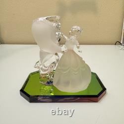 Disney Parks Arribas Brothers Beauty and The Beast Belle Dancing Glass Figurine