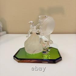 Disney Parks Arribas Brothers Beauty and The Beast Belle Dancing Glass Figurine