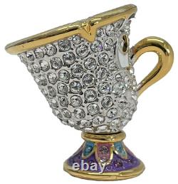 Disney Parks Arribas Brothers Jeweled Beauty & The Beast Chip Figurine