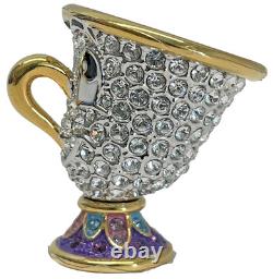 Disney Parks Arribas Brothers Jeweled Beauty & The Beast Chip Figurine