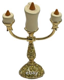 Disney Parks Arribas Brothers Jeweled Beauty & The Beast Lumiere Figurine