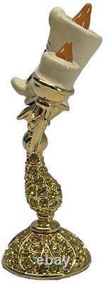 Disney Parks Arribas Brothers Jeweled Beauty & The Beast Lumiere Figurine