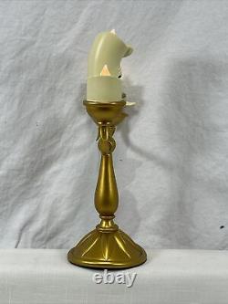 Disney Parks Beauty And The Beast Lumiere Light Up Candelabra 11 Tall