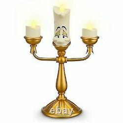 Disney Parks Beauty And The Beast Lumiere Light Up Candelabra New With Box