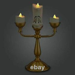 Disney Parks Beauty And The Beast Lumiere Light Up Candelabra New With Box