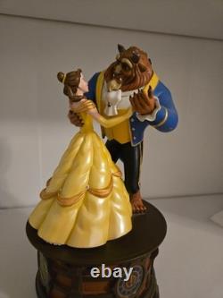 Disney Parks Beauty And The Beast Musical Figurine Belle And The Beast