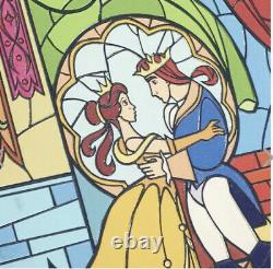 Disney Parks Beauty And The Beast Stained Glass Replica Wall Art