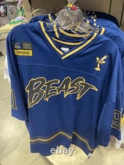 Disney Parks Beauty & The Beast 1991 Disneyland Baseball Jersey MEDIUM New 2026
