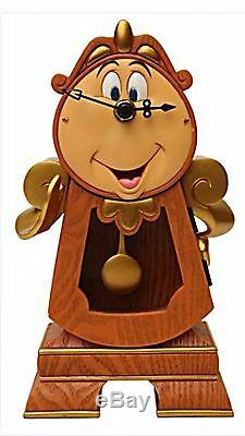 Disney Parks Beauty & The Beast Clock Cogsworth Figurine Figure New With Box