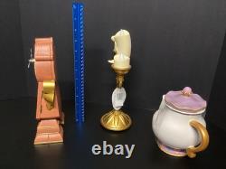 Disney Parks Beauty & The Beast Cogsworth Clock Lumiere Light Up Mrs. Potts Mug