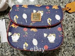 Disney Parks Beauty The Beast Dooney & Bourke Lumiere Potts chip purse bag Belle