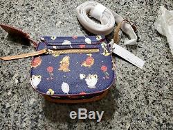 Disney Parks Beauty The Beast Dooney & Bourke Lumiere Potts chip purse bag Belle