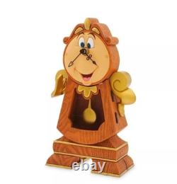 Disney Parks Beauty & The Beast Set Lumier, CogsWorth Clock, Mrs Potts & Chip