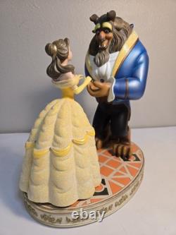 Disney Parks Beauty and the Beast Big Fig Statue Belle & Beast Figure 14 Tall