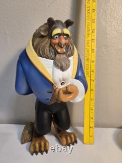 Disney Parks Beauty and the Beast Big Fig Statue Belle & Beast Figure 14 Tall