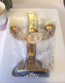 Disney Parks Beauty and the Beast Cogsworth Clock & Lumiere Light Up & CHIP Mug