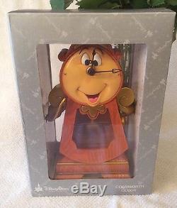Disney Parks Beauty and the Beast Cogsworth Clock & Lumiere Light Up & CHIP Mug