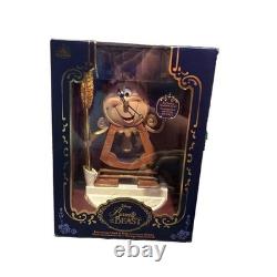 Disney Parks Beauty and the Beast Cogsworth Desk Clock & Pen Set