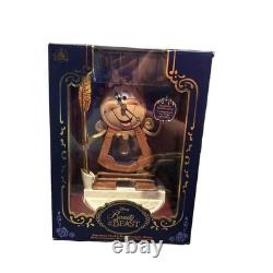 Disney Parks Beauty and the Beast Cogsworth Desk Clock & Pen Set