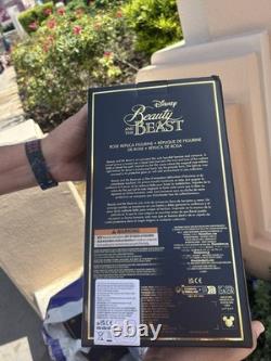 Disney Parks Beauty and the Beast Light-Up Enchanted Rose Replica Figurine NIB