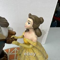 Disney Parks Beauty and the Beast Med Big Fig 14 Figure Statue Belle & Beast LN