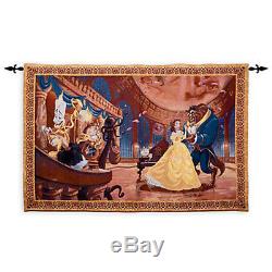 Disney Parks Beauty and the Beast Tapestry Wall Hanging