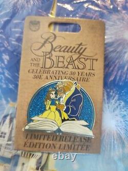 Disney Parks Beauty & the Beast 30th Anniversary All 5Pins LE LR AP