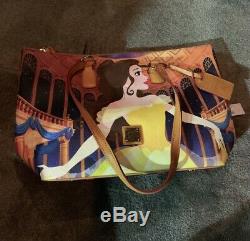 Disney Parks Dooney & Bourke Beauty And The Beast Princess Belle Tote Bag New