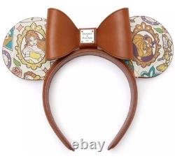 Disney Parks Dooney & Bourke Beauty & The Beast Mickey Ears Headband Leather