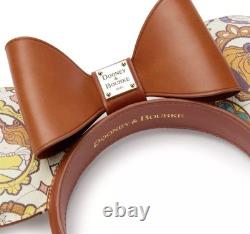 Disney Parks Dooney & Bourke Beauty & The Beast Mickey Ears Headband Leather