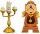 Disney Parks Excluisve Cogsworth Clock & Lumiere LED Lamp Beauty and the Beast