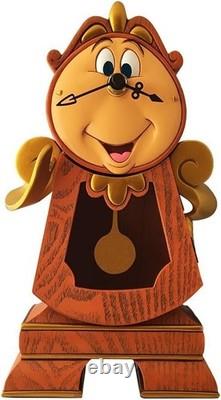 Disney Parks Excluisve Cogsworth Clock & Lumiere LED Lamp Beauty and the Beast